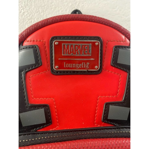 Loungefly Red and Black Backpack - Picture 6 of 11